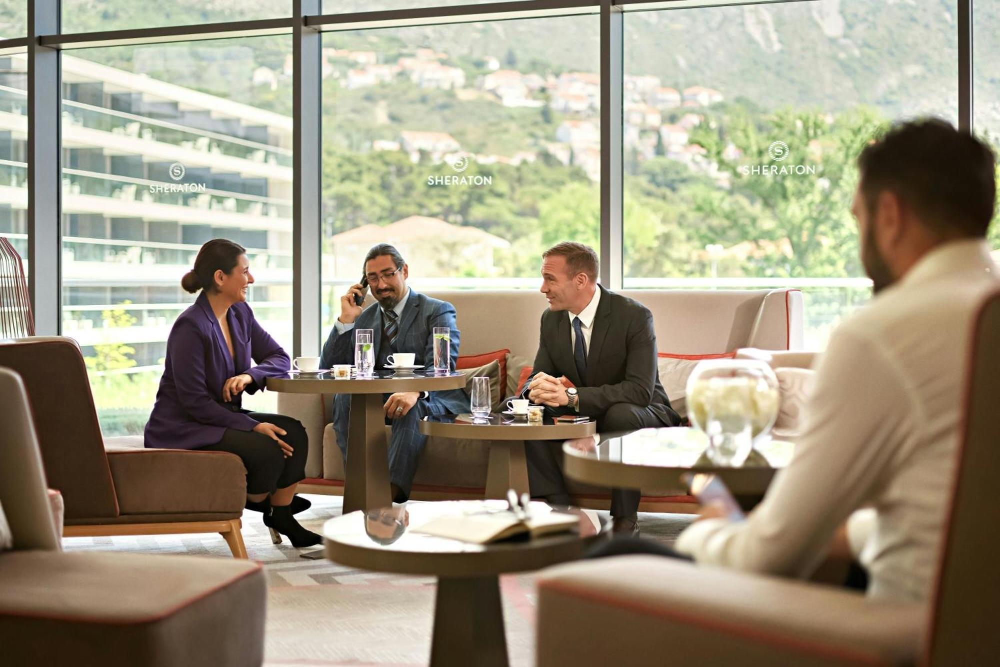 Sheraton Dubrovnik Riviera Hotel Млини Экстерьер фото The Lounge at the airport